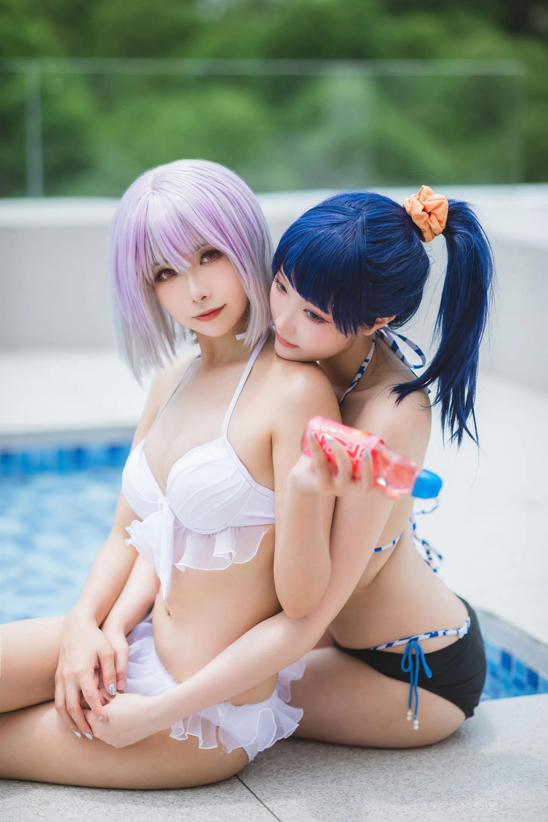 Momoko葵葵 – NO.35 瓜希酱 SSSS.GRIDMAN 宝多六花新条茜 泳装 [55P]插图8